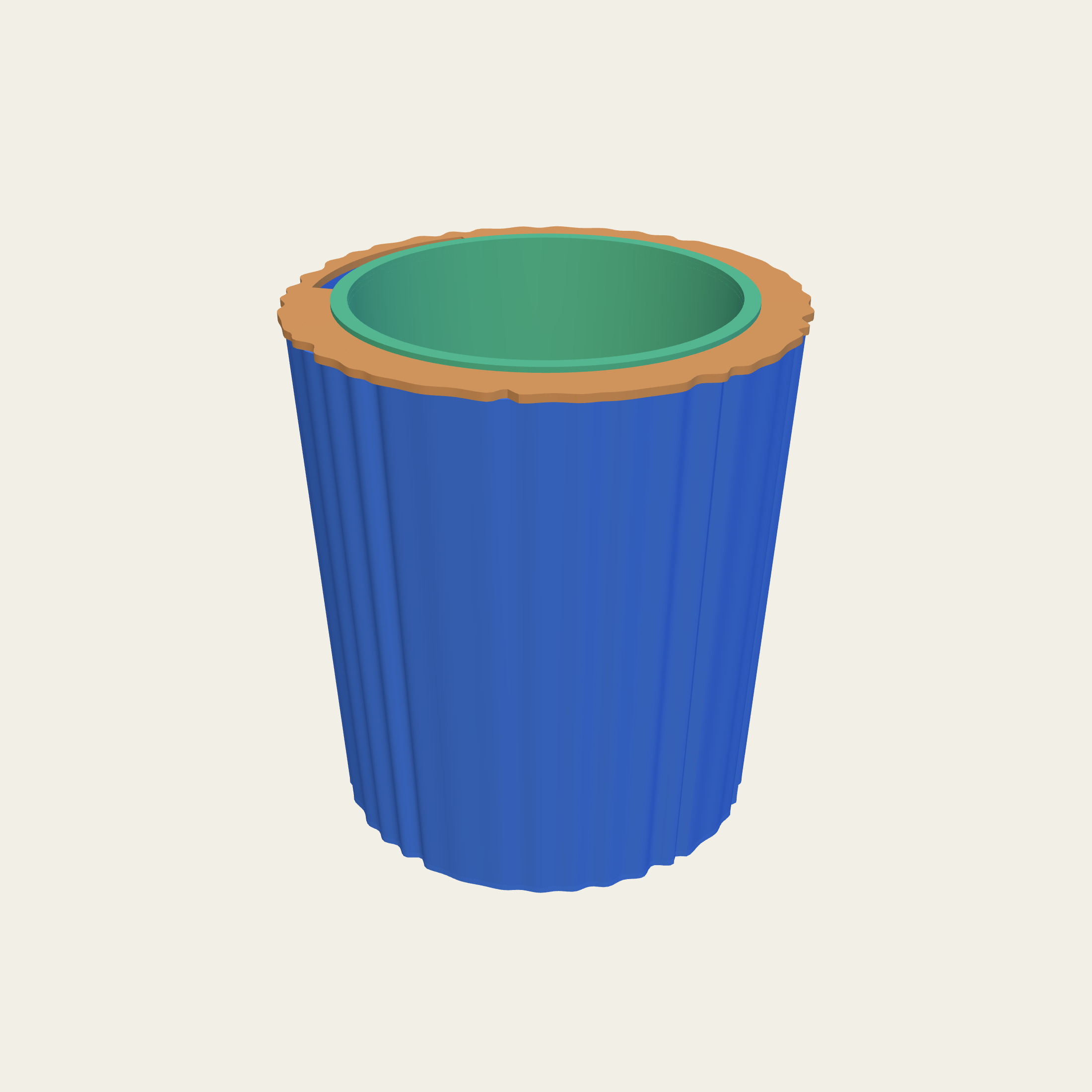 The same pot drawn from another seed, with a different arrangement of flutes.