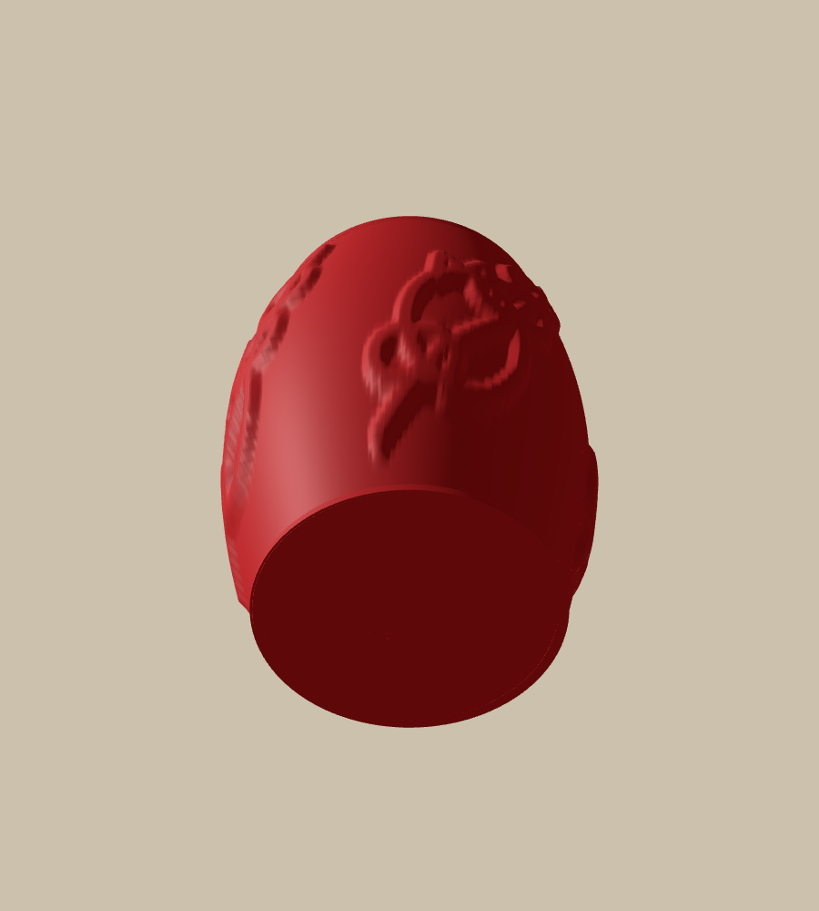 Armenia Pomegranate in Red, from below