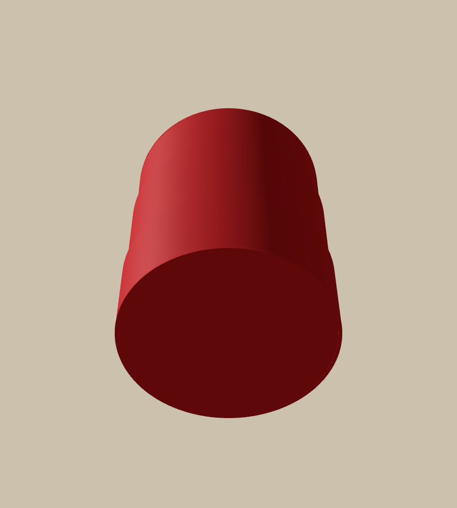 Armenia Tricolour in Red, from below