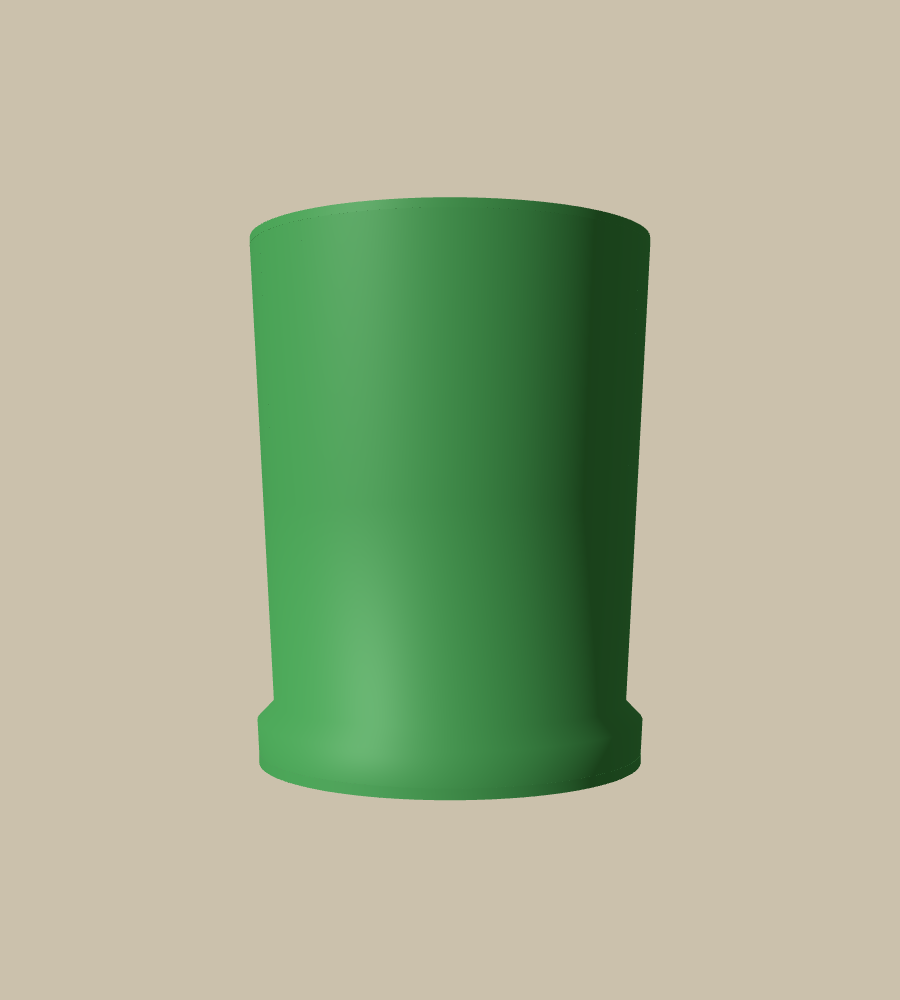 Bare Band in Green, straight on