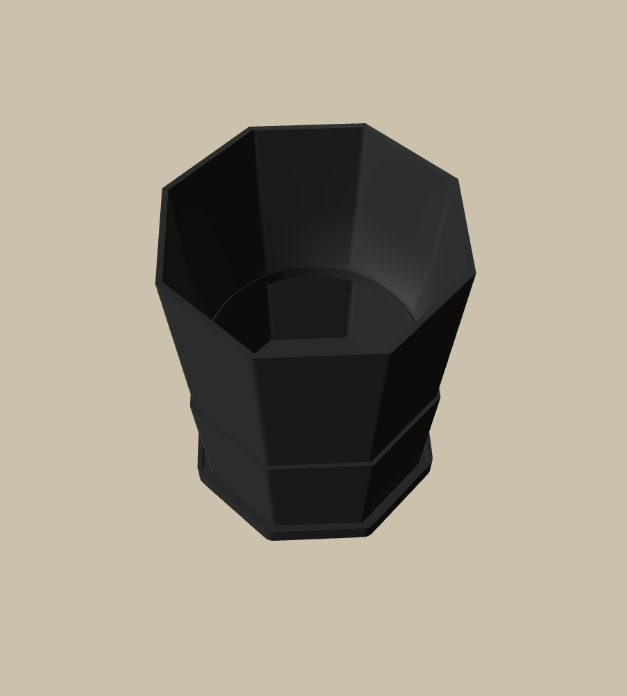Basalt Eight in Black, from above