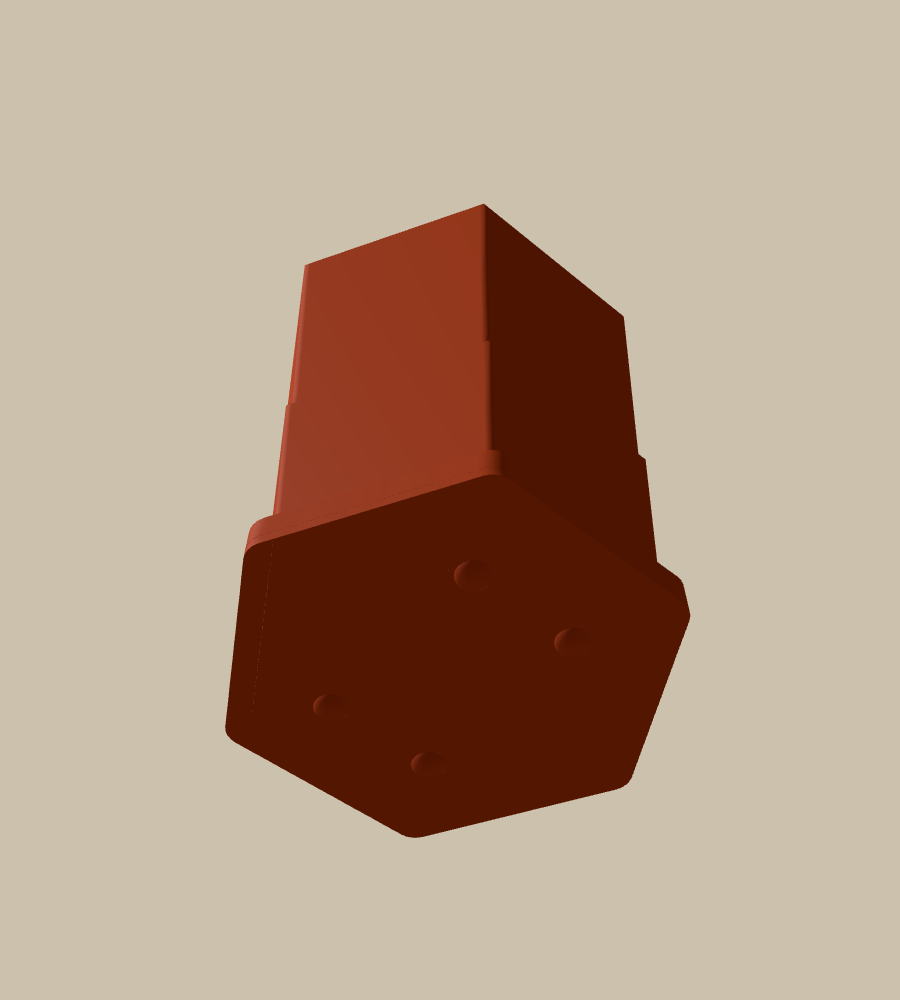 Basalt Six in Brown, from below