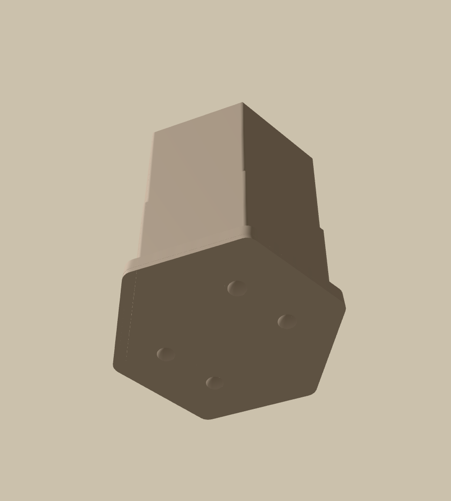 Basalt Step in Skin, from below