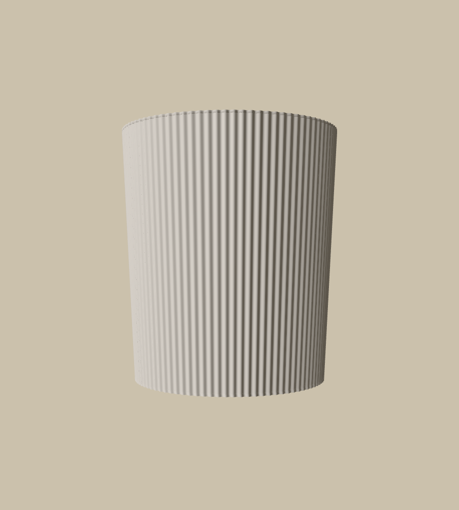 Flush Vessel 180, straight on against a plain ground