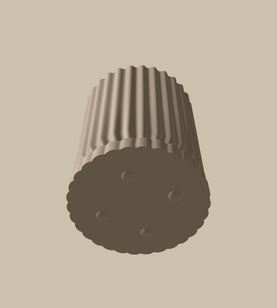 Colonnade Quill in Skin, from below
