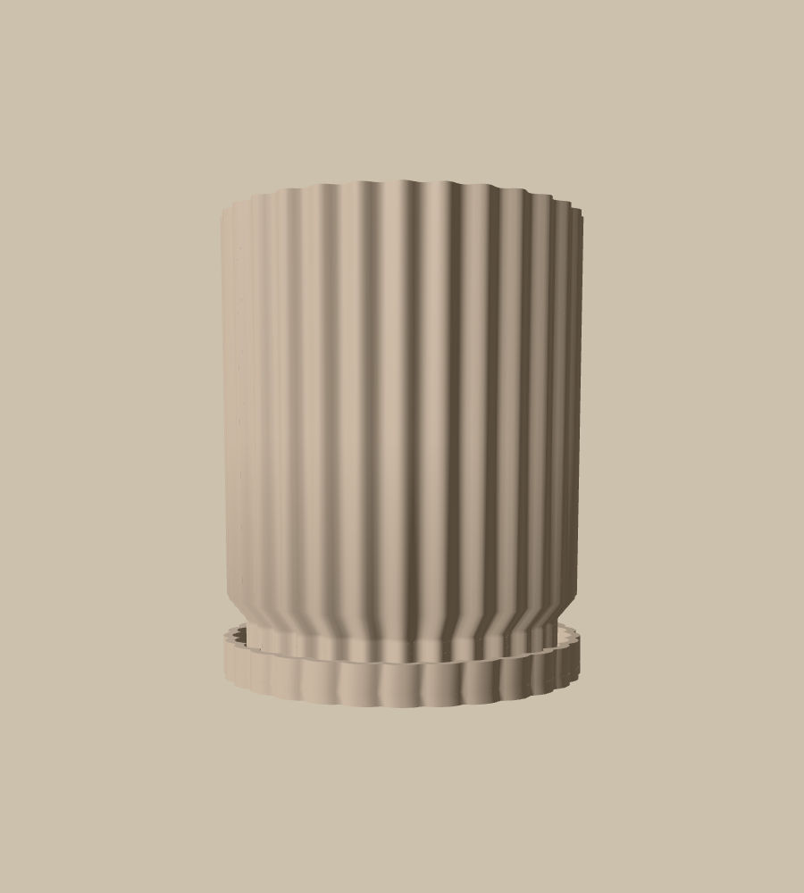 Colonnade Quill in Skin, straight on