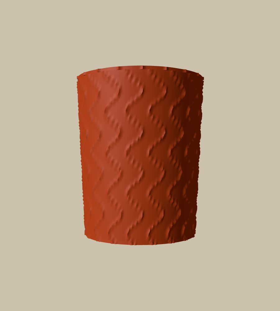Deco Lobby in Brown, straight on