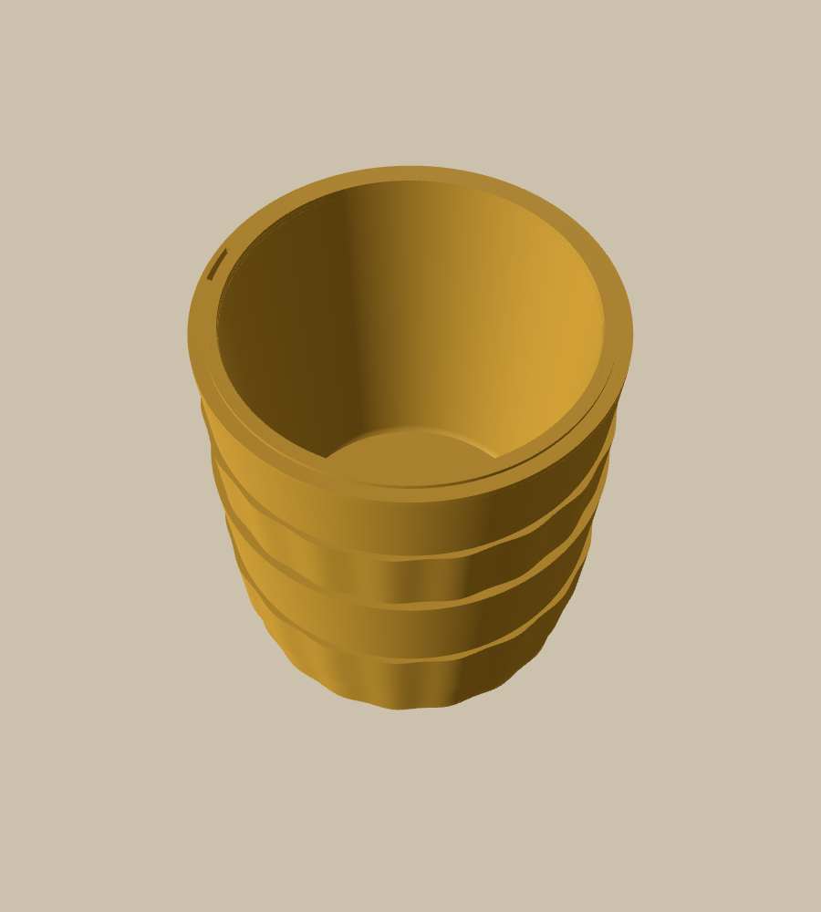 Ember Gild in Gold, from above