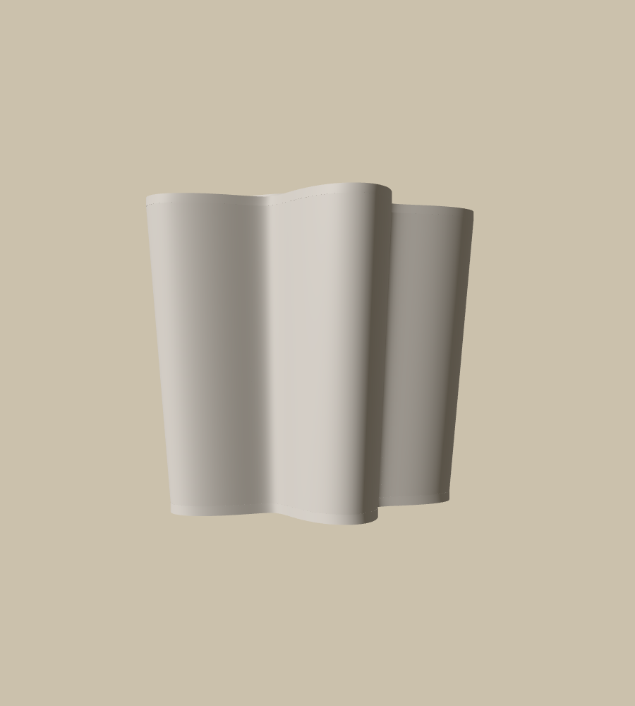 Hollow Fang in White, straight on