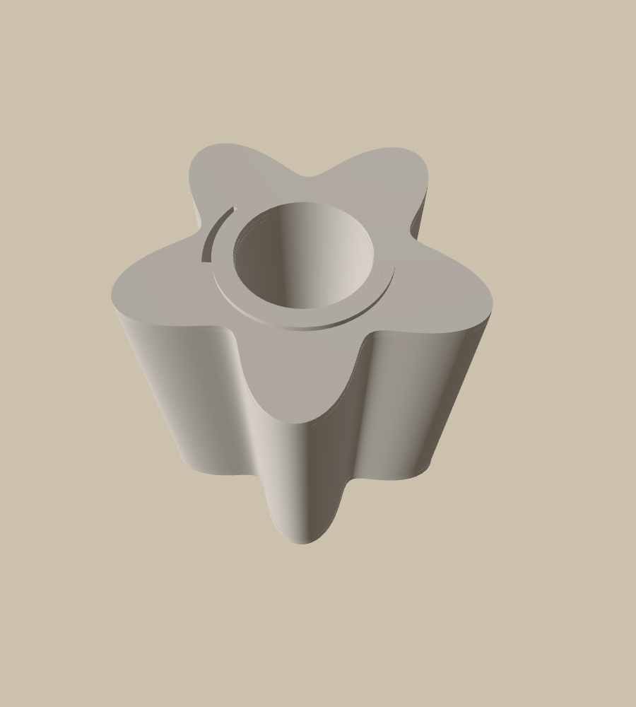 Hollow Fang in White, from above