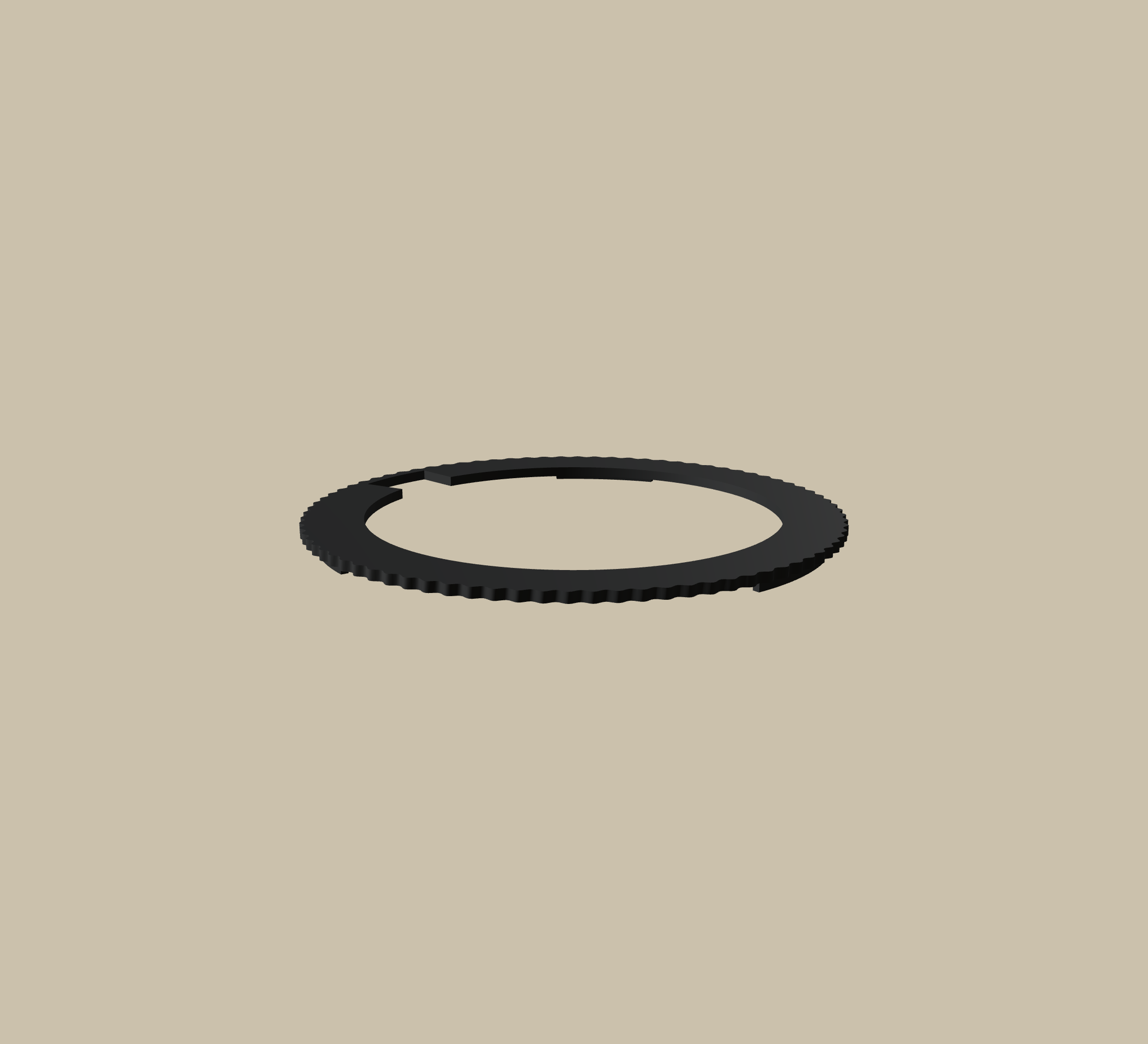 The seat ring that carries the HardyStem liner inside its shell