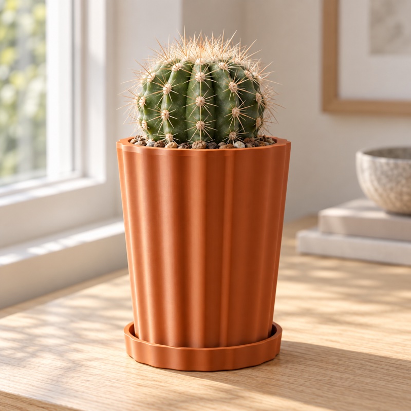 Cacti in a HardyStem pot