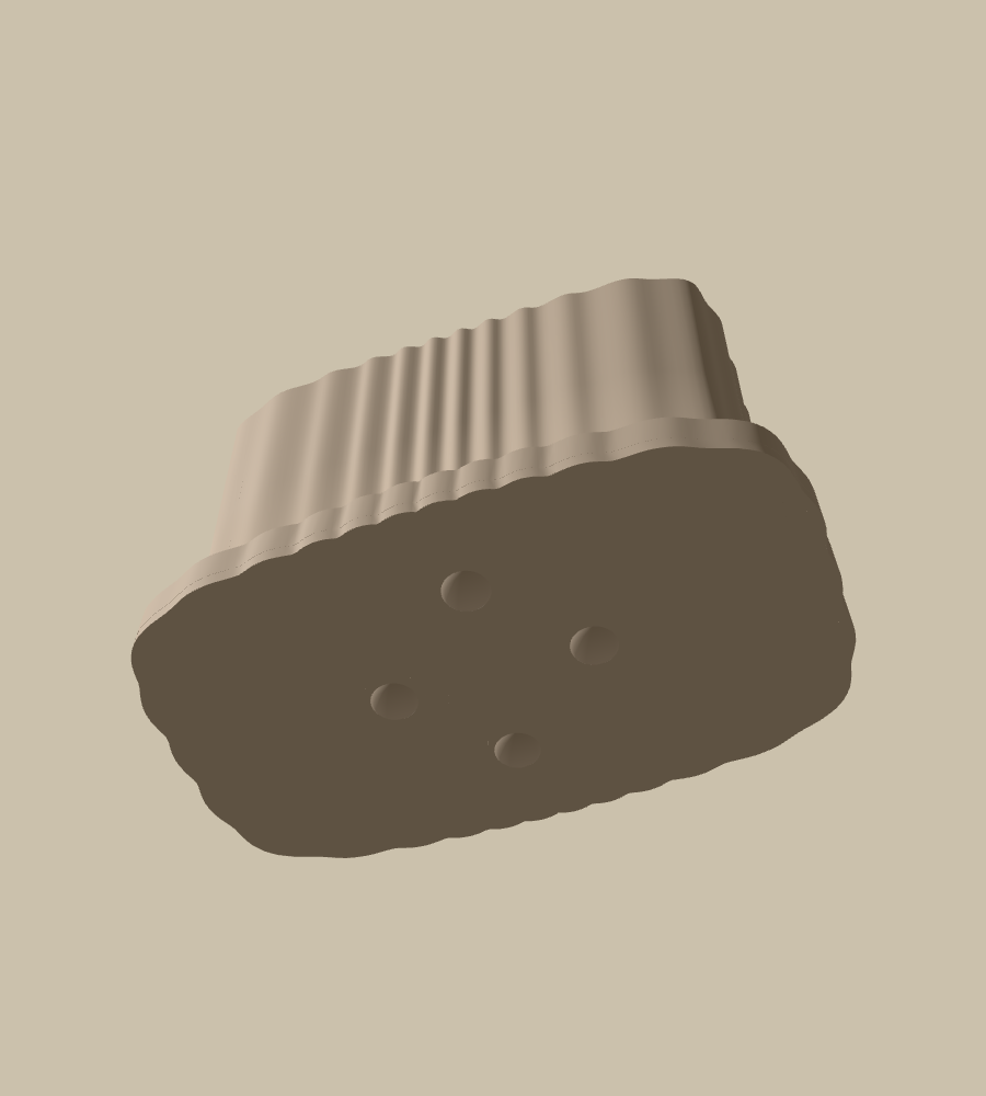 Sill Ledge in Skin, from below
