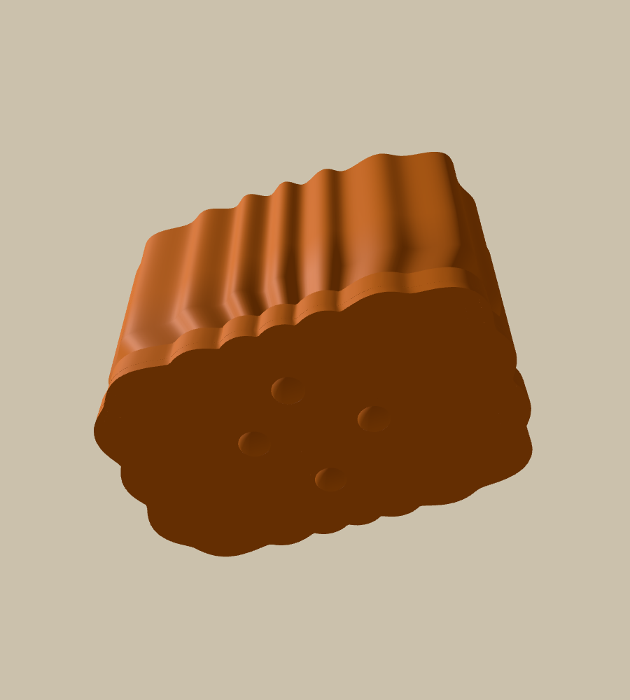 Sill Rail in Orange, from below