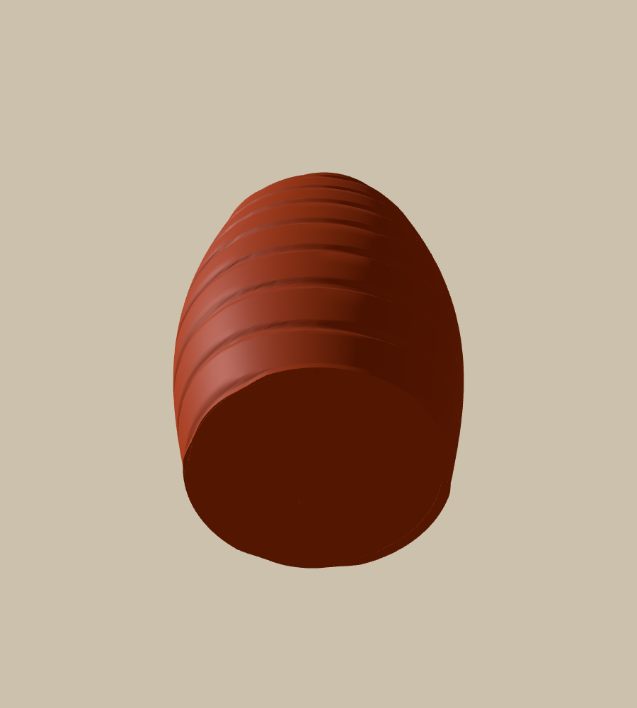 Strata Swell in Brown, from below