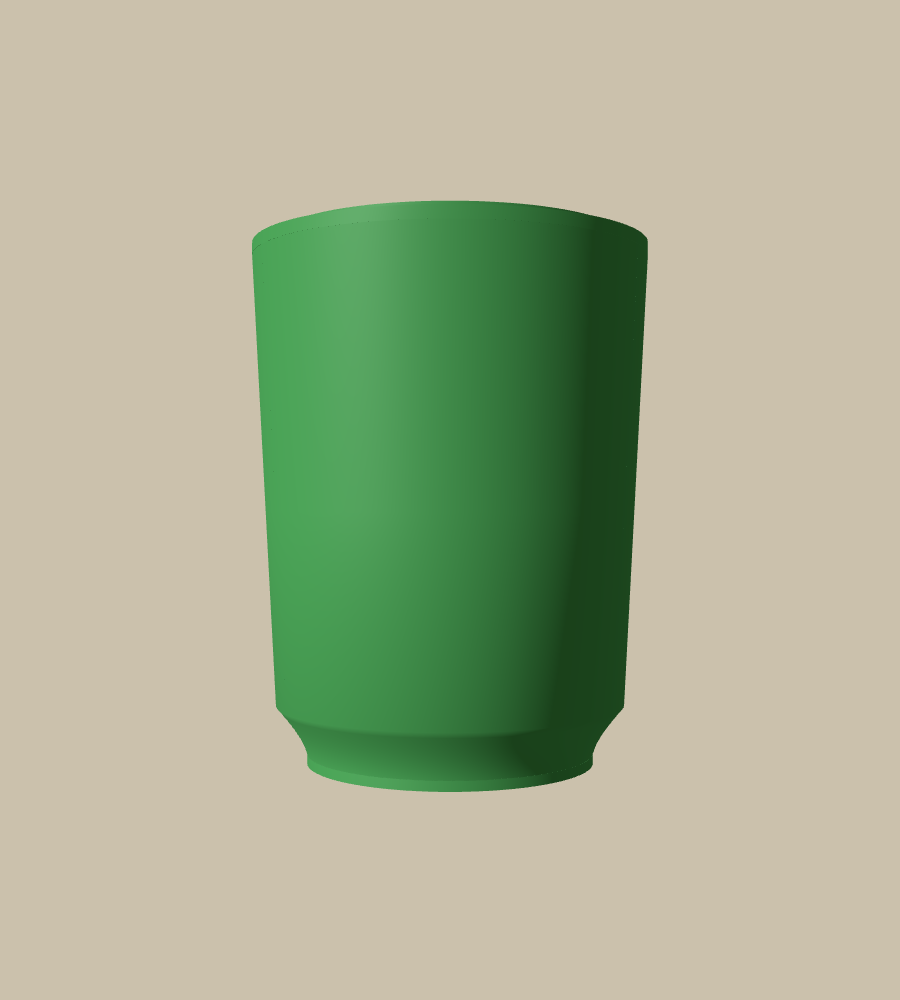 Yerevan Tuf in Green, straight on